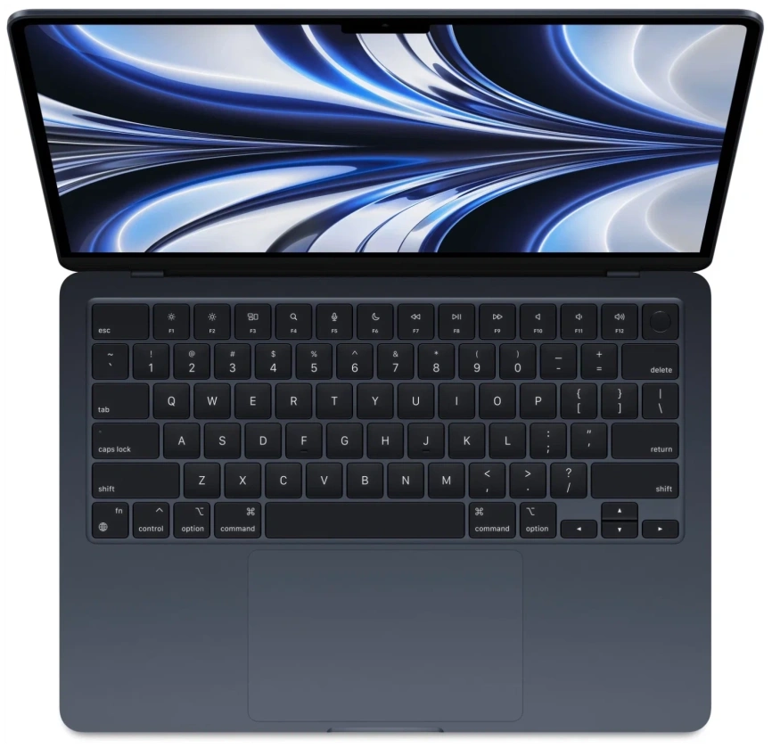 Ноутбук Apple MacBook Air (2022) 13 M2 8C CPU, 10C GPU/24Gb/1Tb SSD (Z1600040T) Midnight (Темная ночь) фото 2