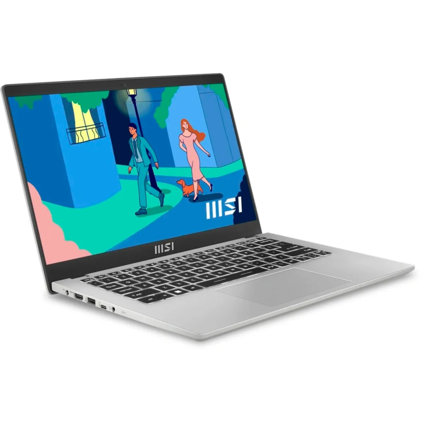 Ноутбук MSI Modern 14 C12MO-689RU 14 FHD IPS/ i5-1235U/16GB/512Gb SSD (9S7-14J111-689) Silver фото 5