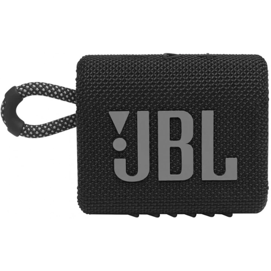 Беспроводная акустика JBL GO 3 Черный фото 6
