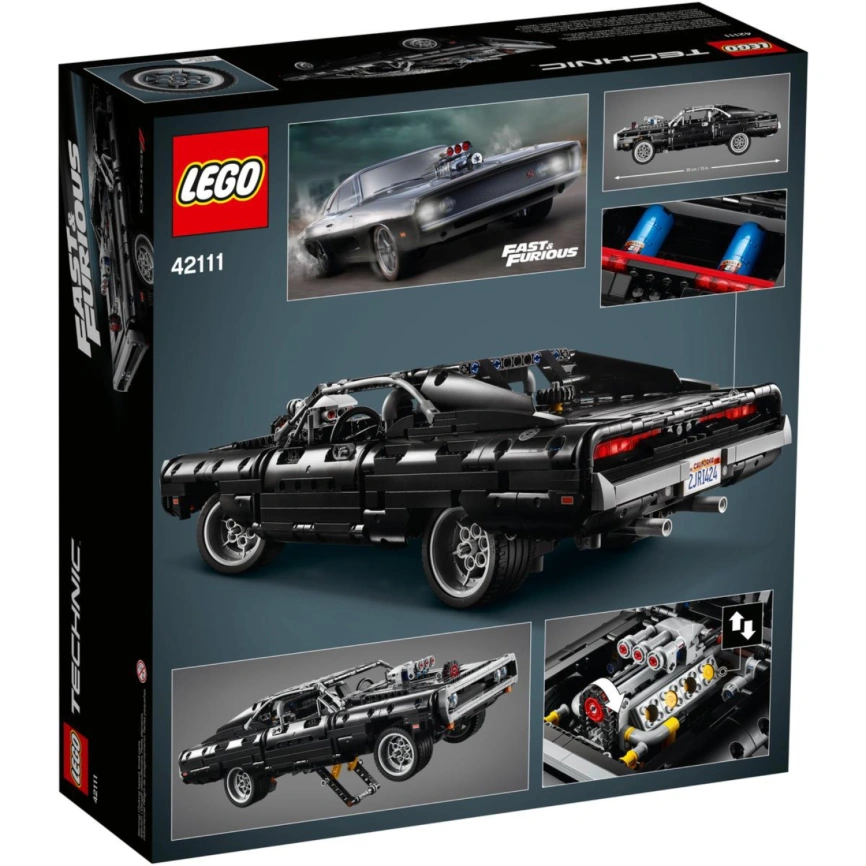 Конструктор LEGO Technic Dom's Dodge Charger 42111 фото 7
