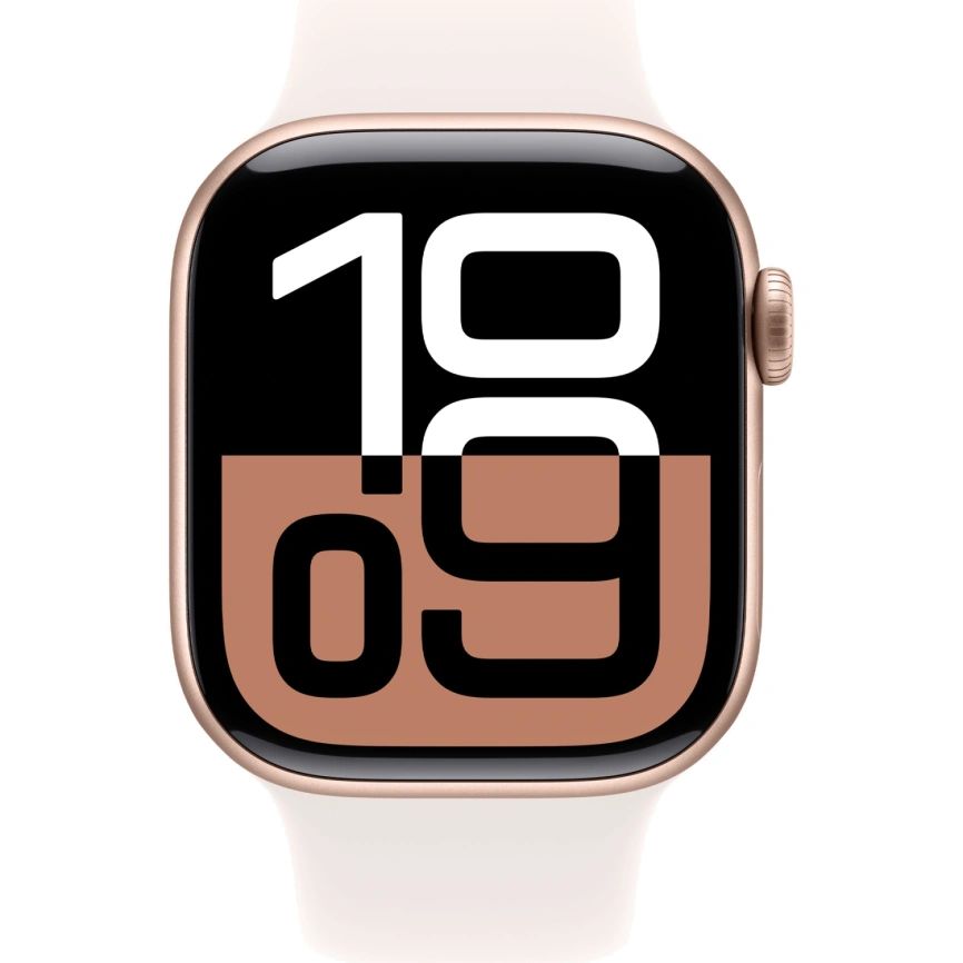 Смарт-часы Apple Watch Series 10 46mm Rose Gold Aluminum Case with Light Blush Sport Band S/M фото 3