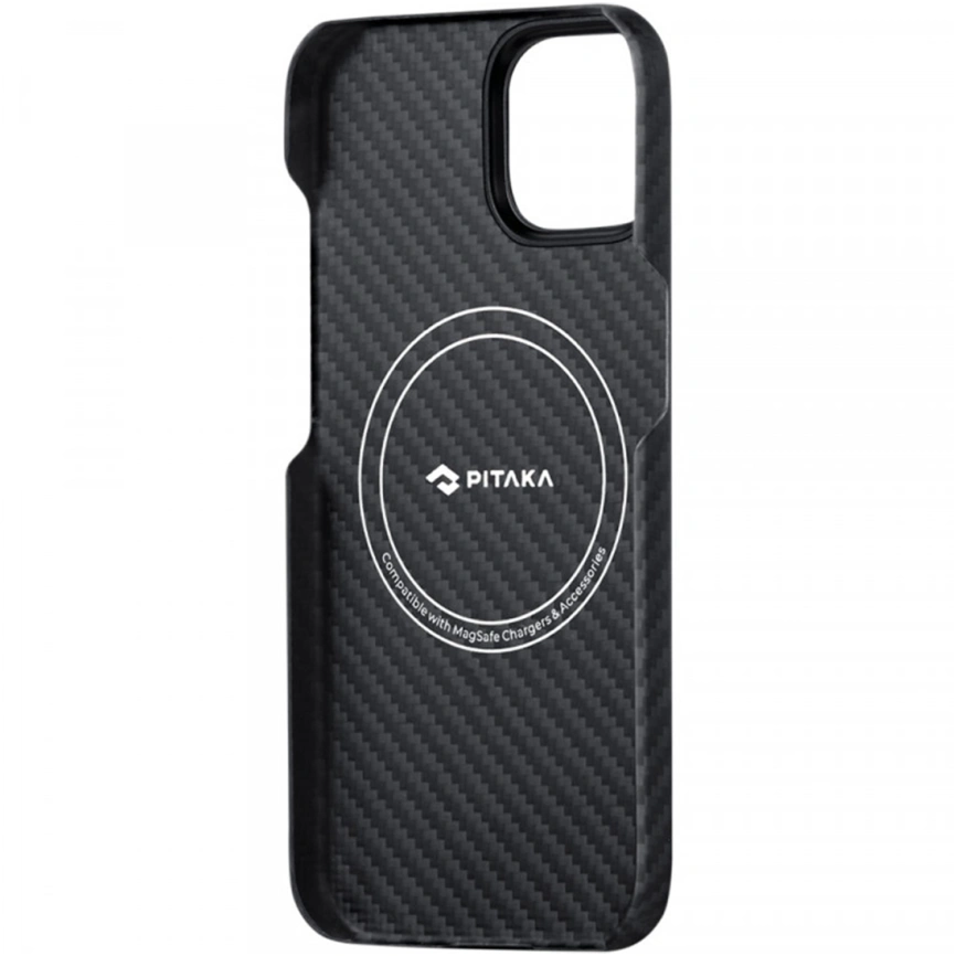 Чехол Pitaka MagEZ Case 4 для iPhone 15 Plus Black/Grey фото 4