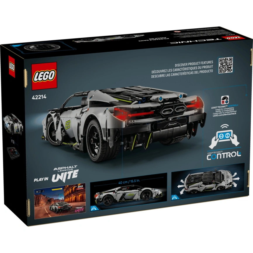 Конструктор LEGO Technic Lamborghini Revuelto Super Sports Car 42214 фото 8