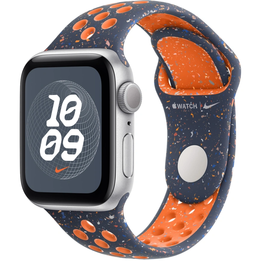 Ремешок Apple Watch 42mm Blue Flame Nike Sport Band M/L фото 2