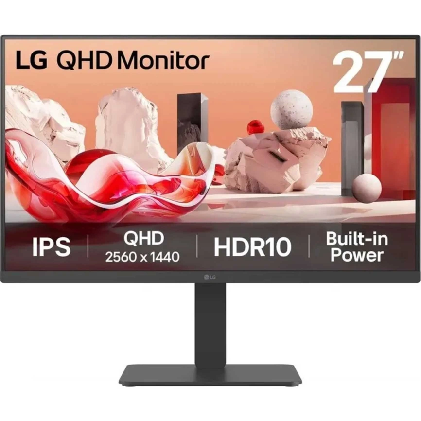 Монитор LG 27" 27BA45QB-B IPS Black (27BA45QB-B.ARUZ) фото 1