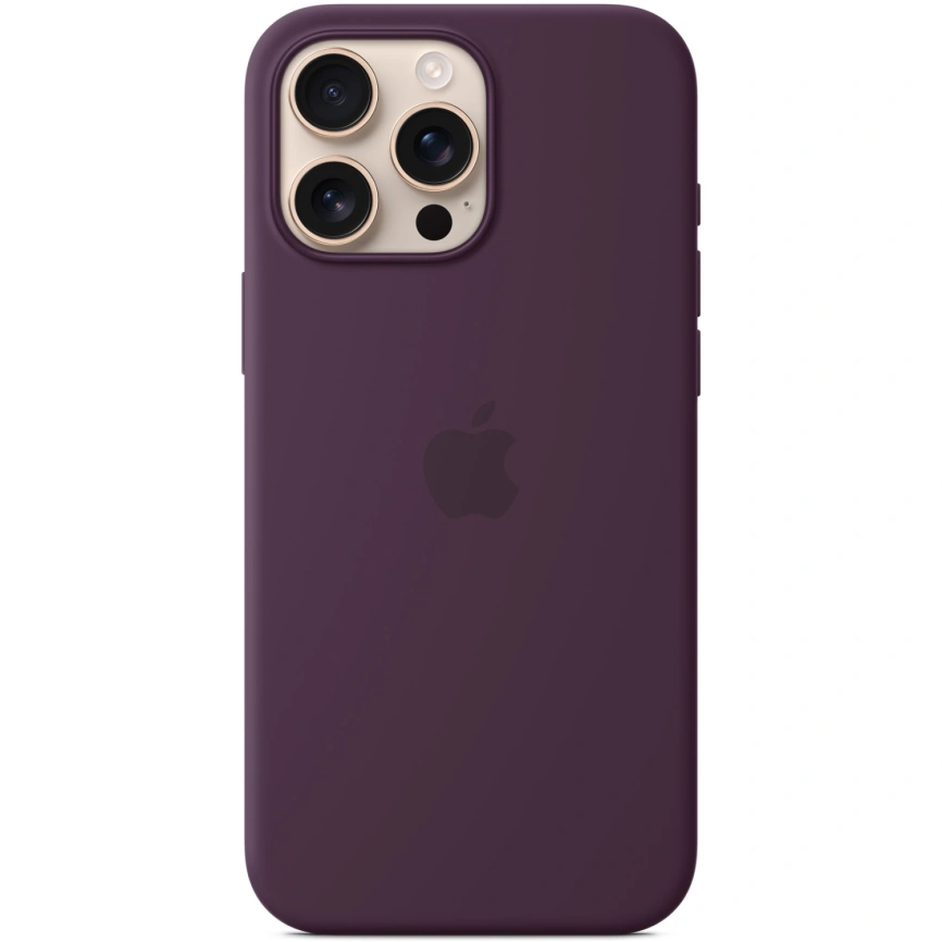 Чехол Apple Silicone Case with MagSafe для iPhone 16 Pro Max Plum фото 1