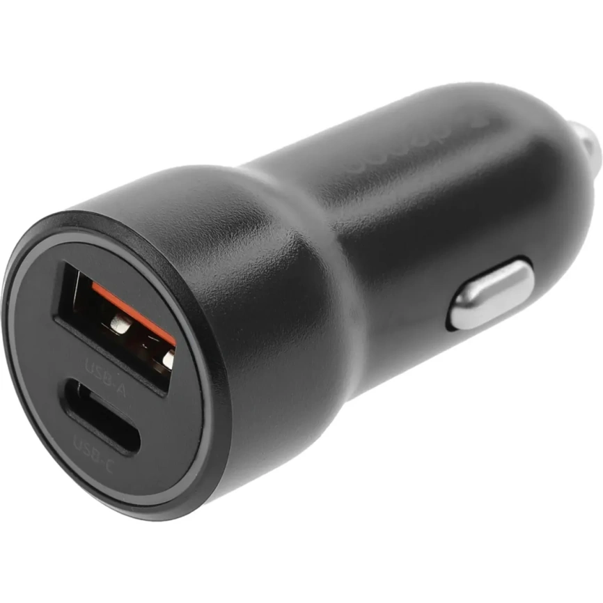 Автомобильное зарядное устройство Deppa 20W USB-C/USB-A 11298 Black фото 1