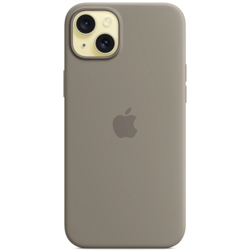 Силиконовый чехол Apple MagSafe для iPhone 15 Clay фото 1