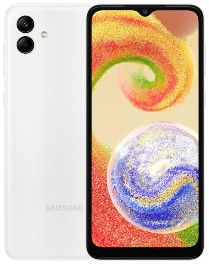 Смартфон Samsung Galaxy A04 SM-A045 3/32Gb White фото 1