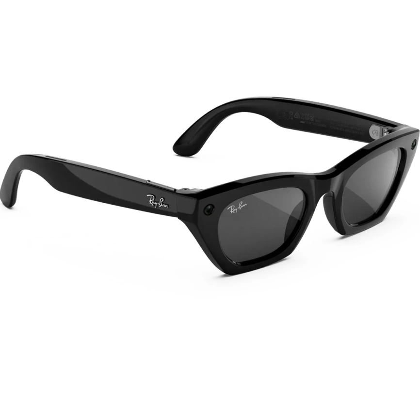 Умные очки Ray-Ban Zena (Gen 3) Shiny Black Standard Grey фото 3