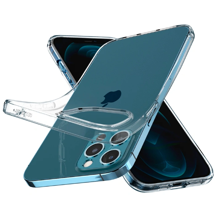 Чехол Spigen Liquid для iPhone 12/12 Pro (ACS01697) Crystal Clear фото 3