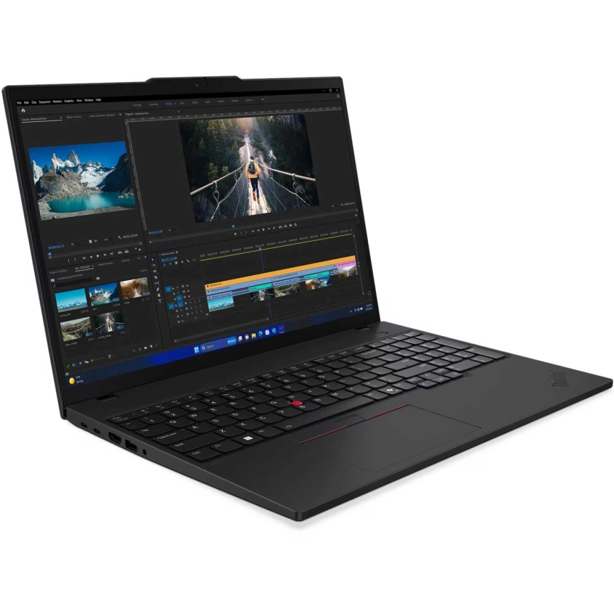 Ноутбук Lenovo ThinkPad T16 G3 16 IPS/ i7-155H Ultra/32Gb/1Tb SSD (21MN00DEGQ) Graphite Black фото 4