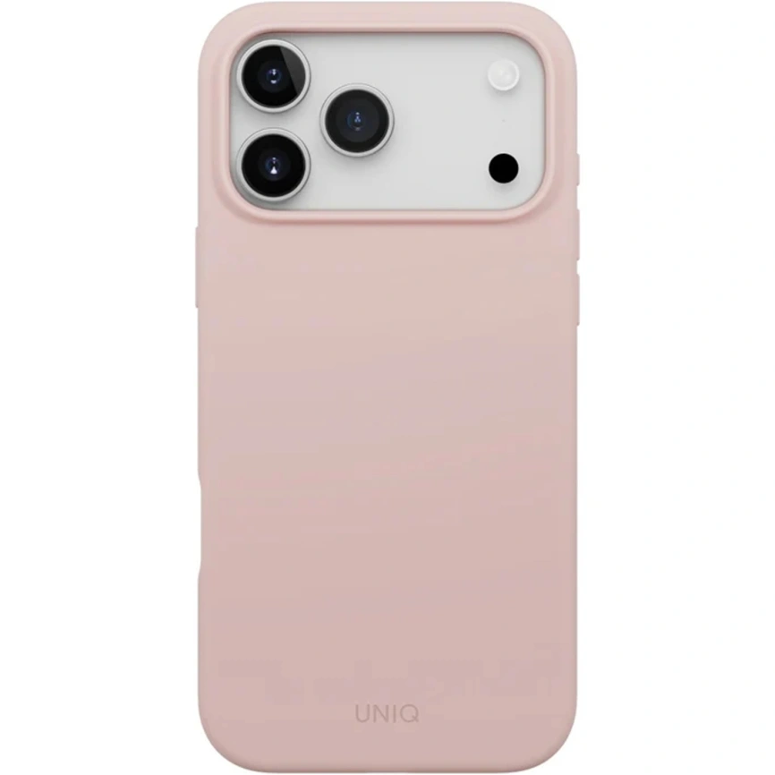Чехол Uniq Lino Hybrid Silicone Case with MagClick для iPhone 17 Pro Blush Pink фото 2