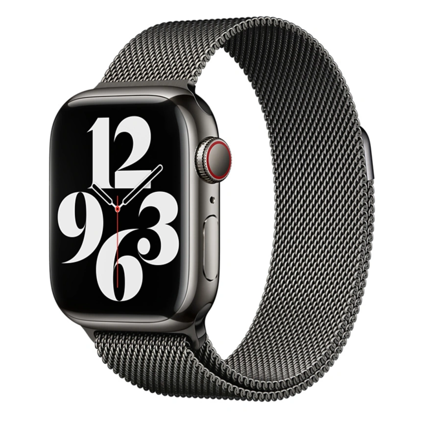 Ремешок Apple Watch 45mm Graphite Milanese Loop фото 2