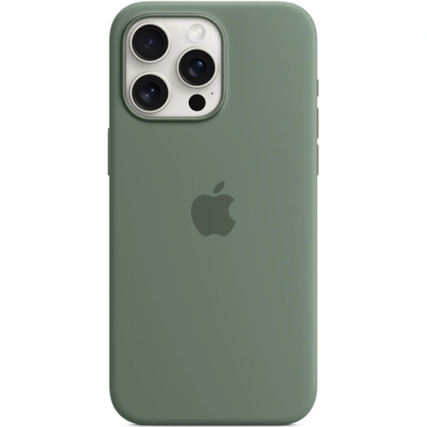 Силиконовый чехол Apple MagSafe для iPhone 15 Pro Max Cypress фото 3