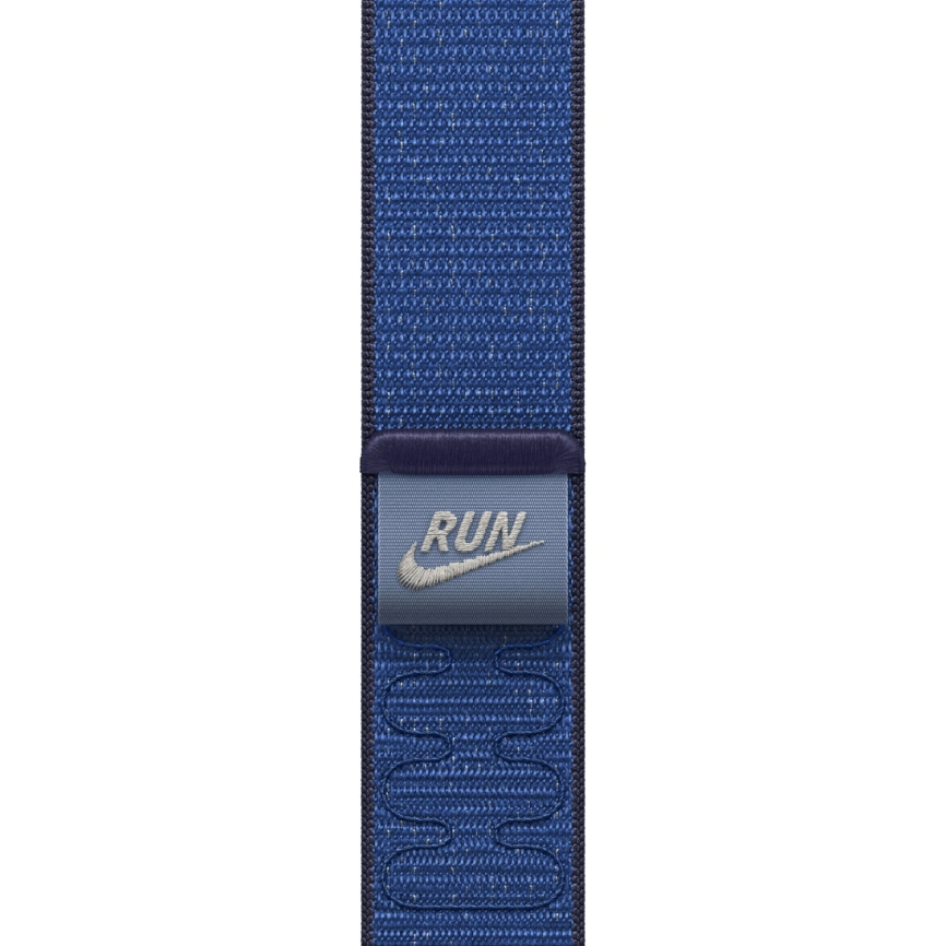 Смарт-часы Apple Watch SE (2025) 40mm Midnight Aluminum Case with Blue Ribbon Nike Sport Loop фото 2