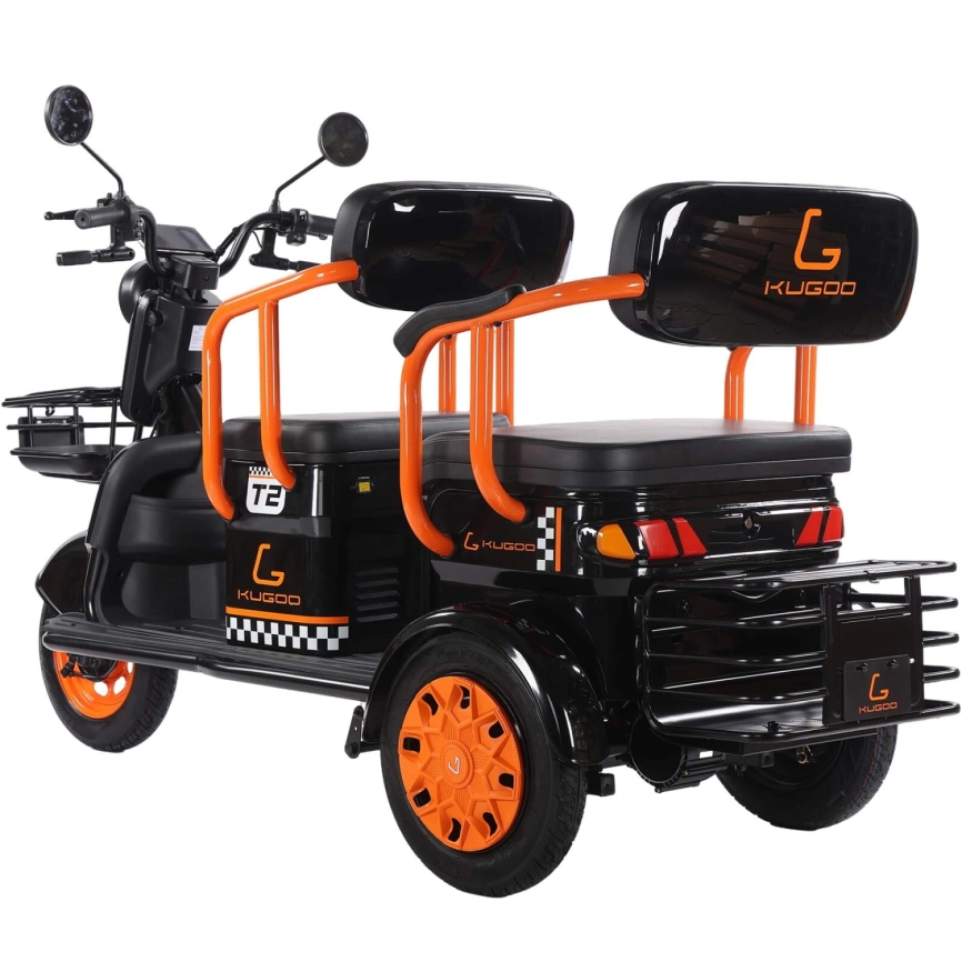 Электротрицикл Kugoo T2 Black фото 4