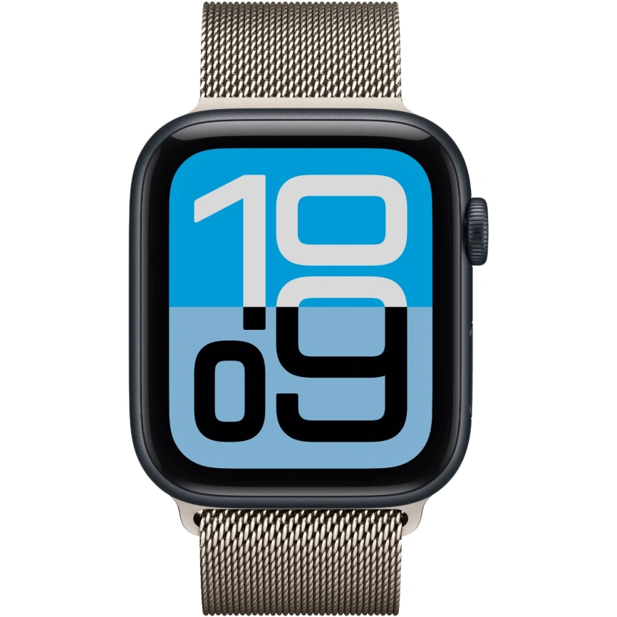 Смарт-часы Apple Watch SE (2025) 44mm Midnight Aluminum Case with Natural Milanese Loop фото 3