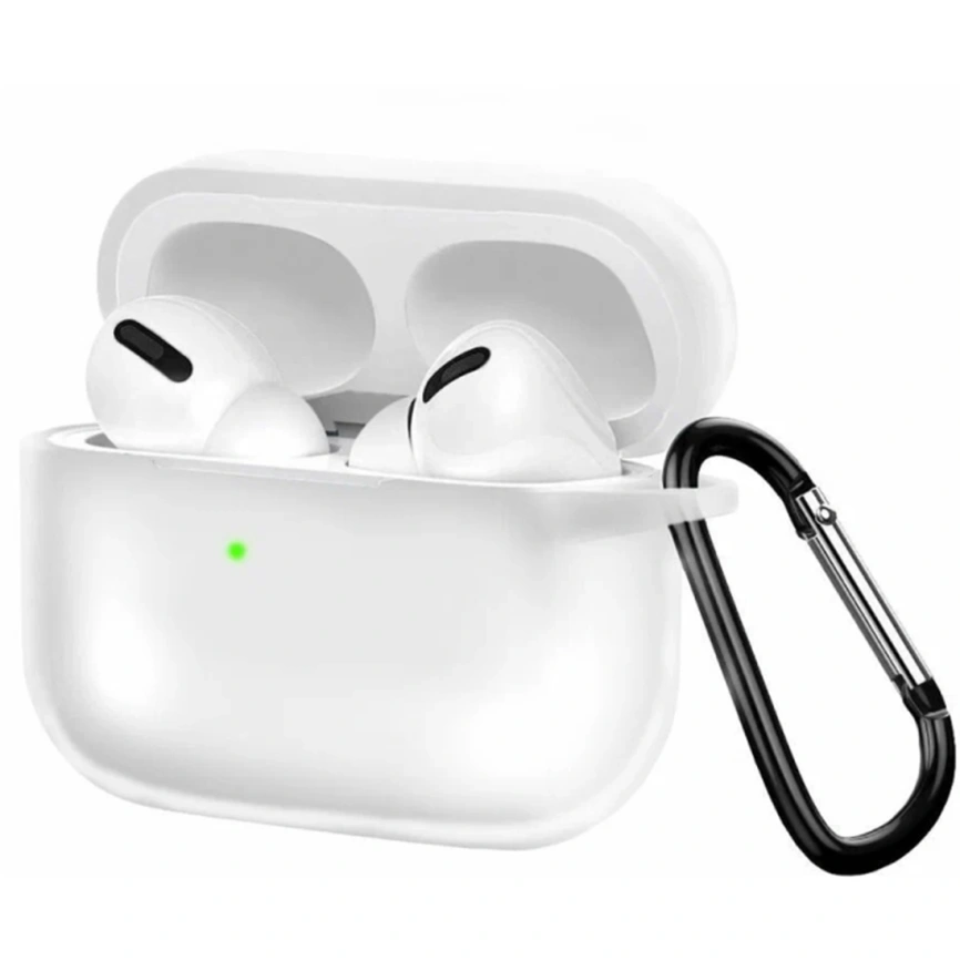 Силиконовый чехол Gurdini для AirPods Pro 2 Clear фото 1