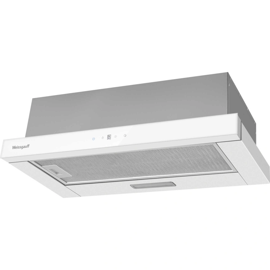 Встраиваемая вытяжка Weissgauff TEL 600 TC WH White фото 1
