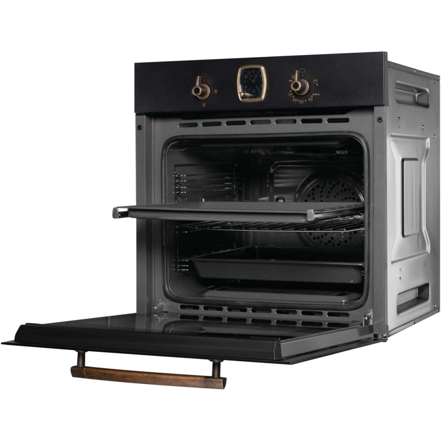 Газовый духовой шкаф Korting OGG 741 CRN Matte Black фото 5