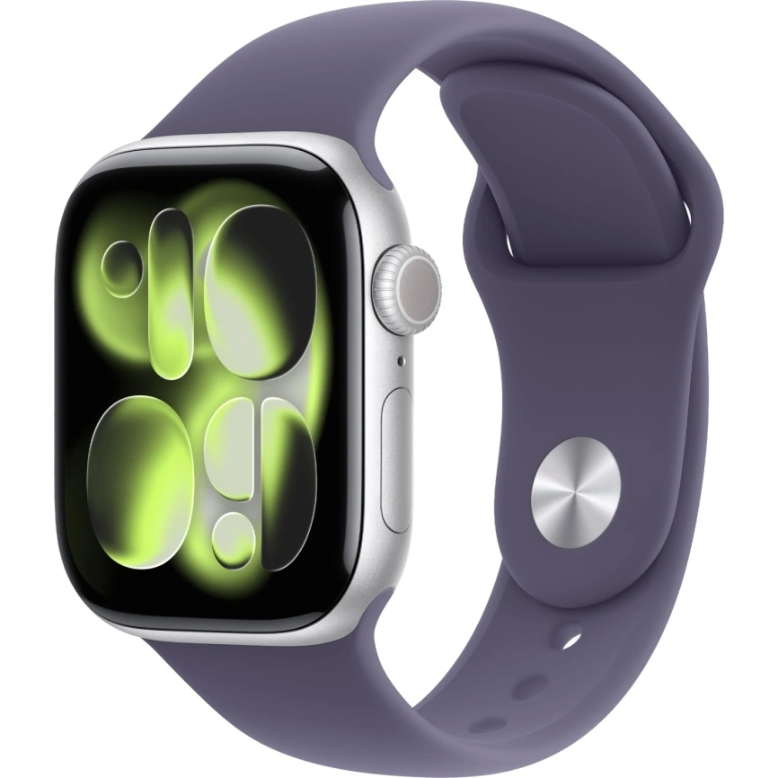 Смарт-часы Apple Watch Series 11 46mm Silver Aluminum Case with Purple Fog Sport Band M/L фото 1