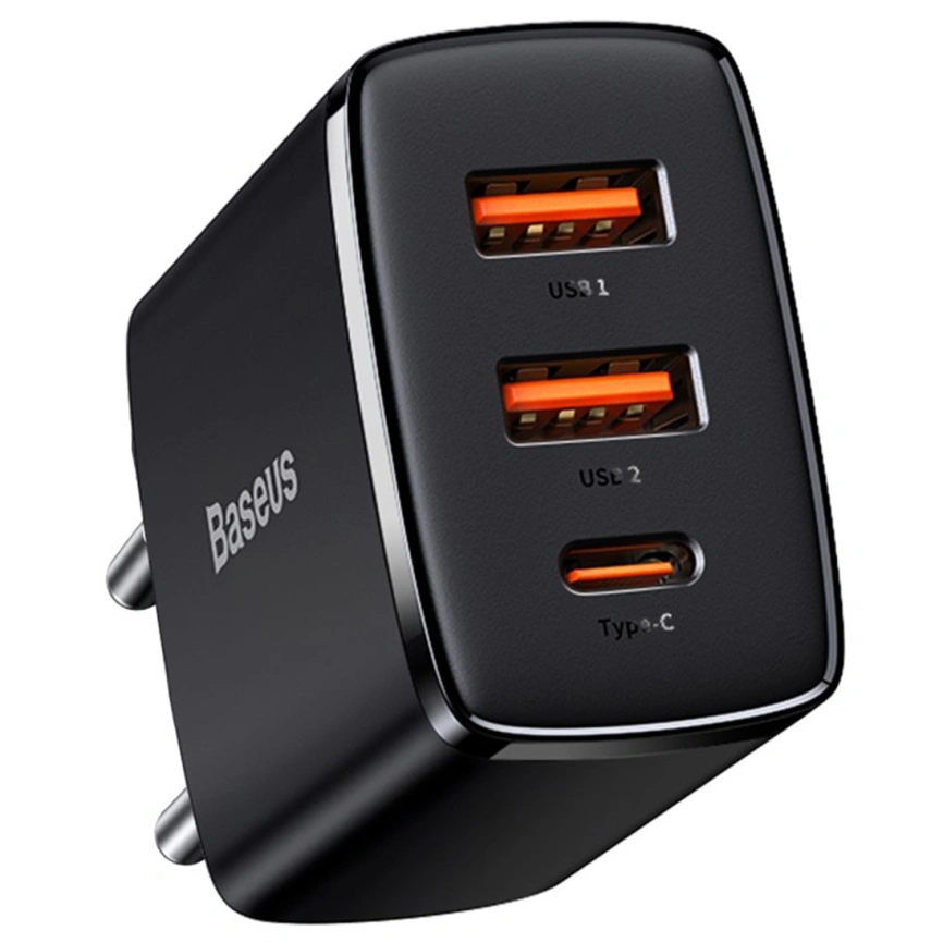 Сетевое зарядное устройство Baseus 30W Dual USB-A/USB-C CCXJ-E01 Black фото 1