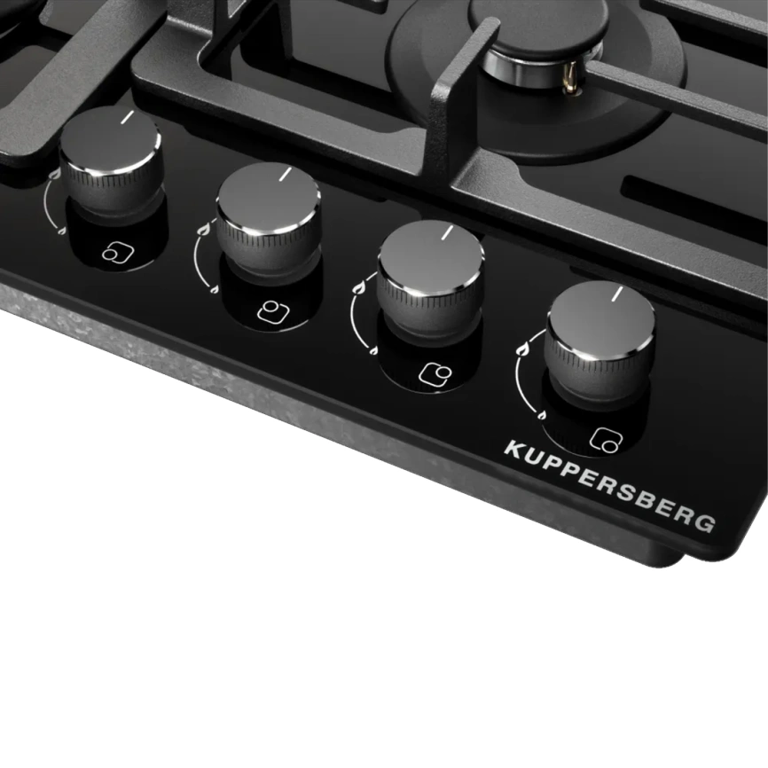 Газовая варочная панель Kuppersberg FG 61 B Black фото 3