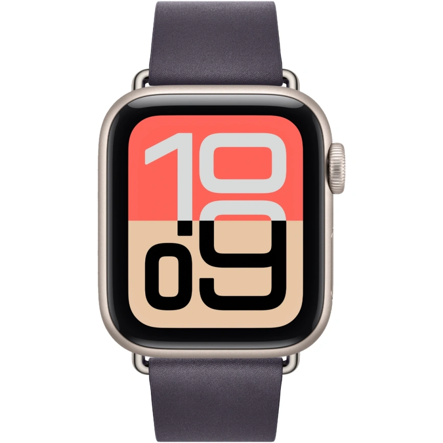 Смарт-часы Apple Watch SE (2025) 40mm Starlight Aluminum Case with Midnight Purple Modern Buckle L фото 3