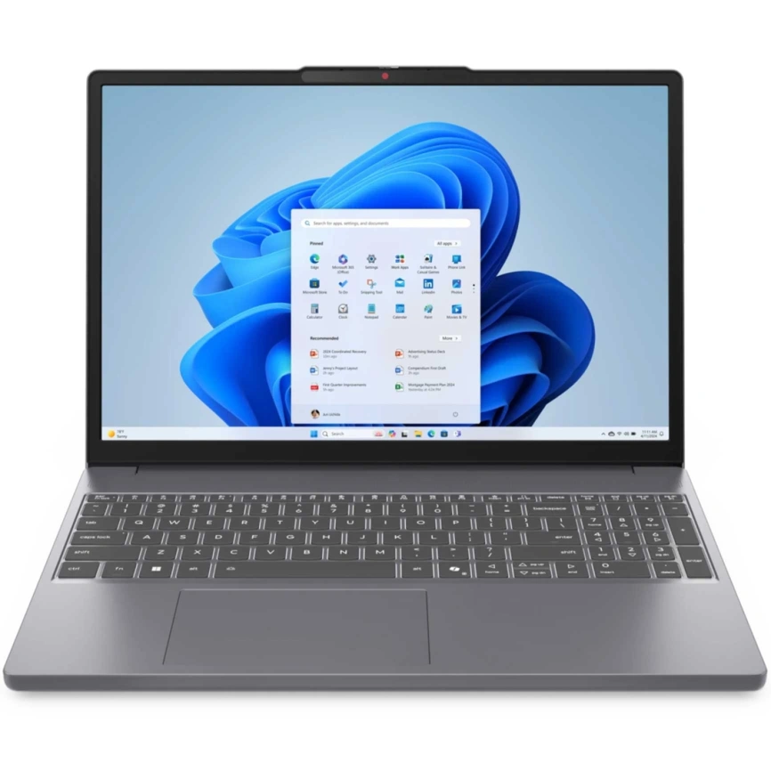Ноутбук Lenovo IdeaPad Slim 3 15AHP10 16 WUXGA IPS/ R5-8540U/16Gb/512Gb SSD (83KA0015RK) Arctic Grey фото 5