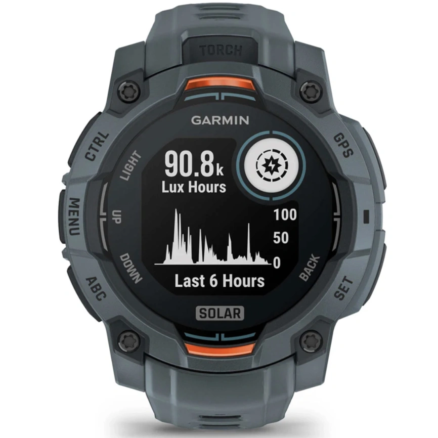 Смарт-часы Garmin Instinct 3 45mm Solar Twilight with Twilight Band (010-02934-01) фото 9
