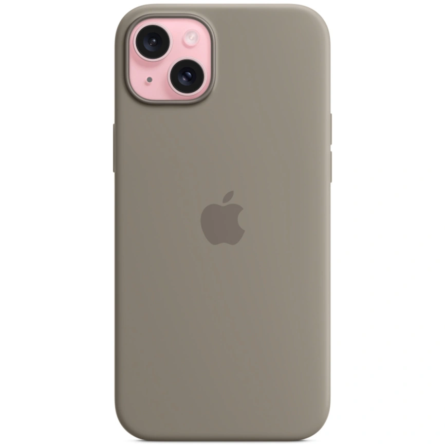 Силиконовый чехол Apple MagSafe для iPhone 15 Plus Clay фото 5