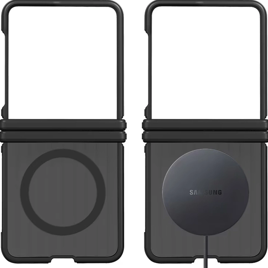 Чехол Samsung Hybrid Shield Magnetic Case для Galaxy Z Flip8 Black фото 3
