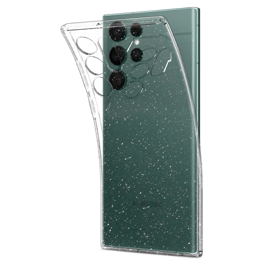 Чехол Spigen Liquid Crystal Galaxy S22 Ultra (ACS03913) Glitter crystal фото 4