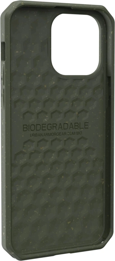 Чехол UAG Biodegradable Outback для iPhone 14 Pro Max Olive фото 2