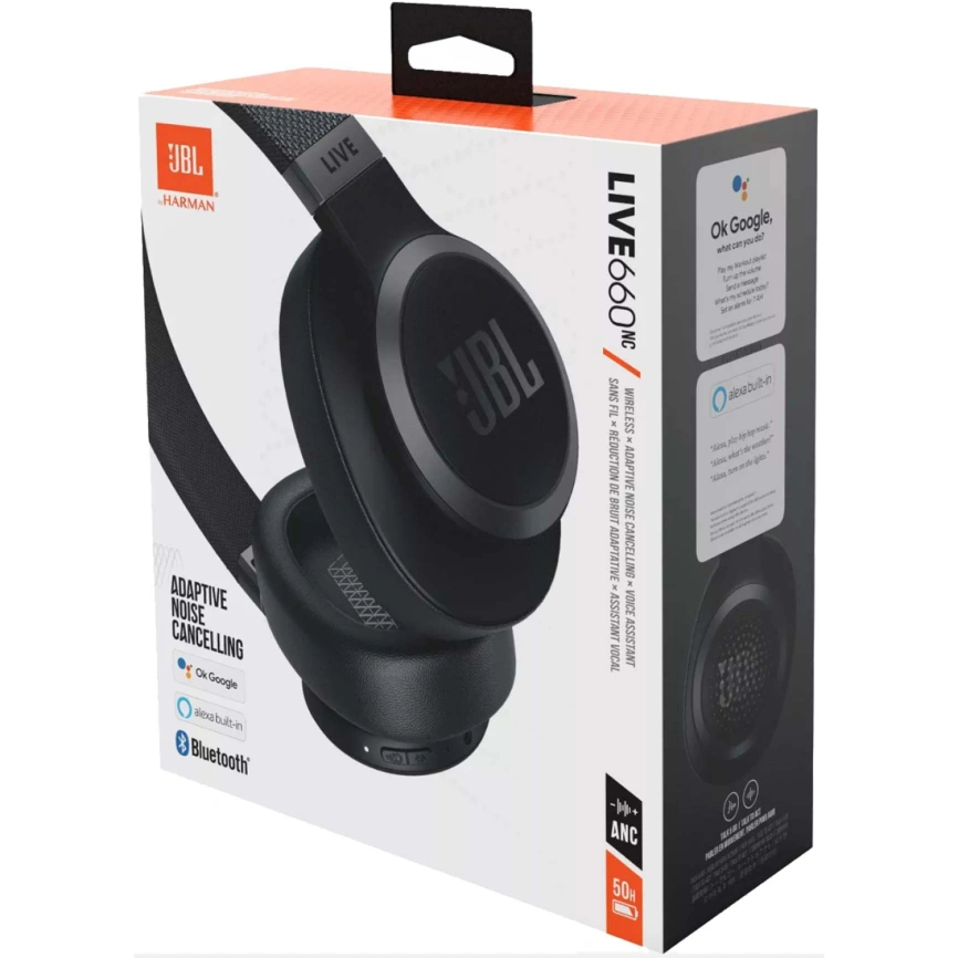 Наушники JBL Live 660 NC Black фото 7