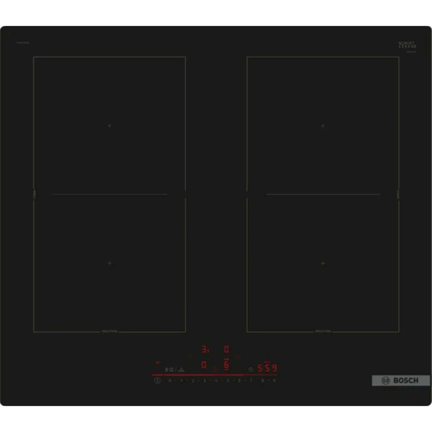 Индукционная варочная панель Bosch Serie 4 PVQ61RHB1E Black фото 1