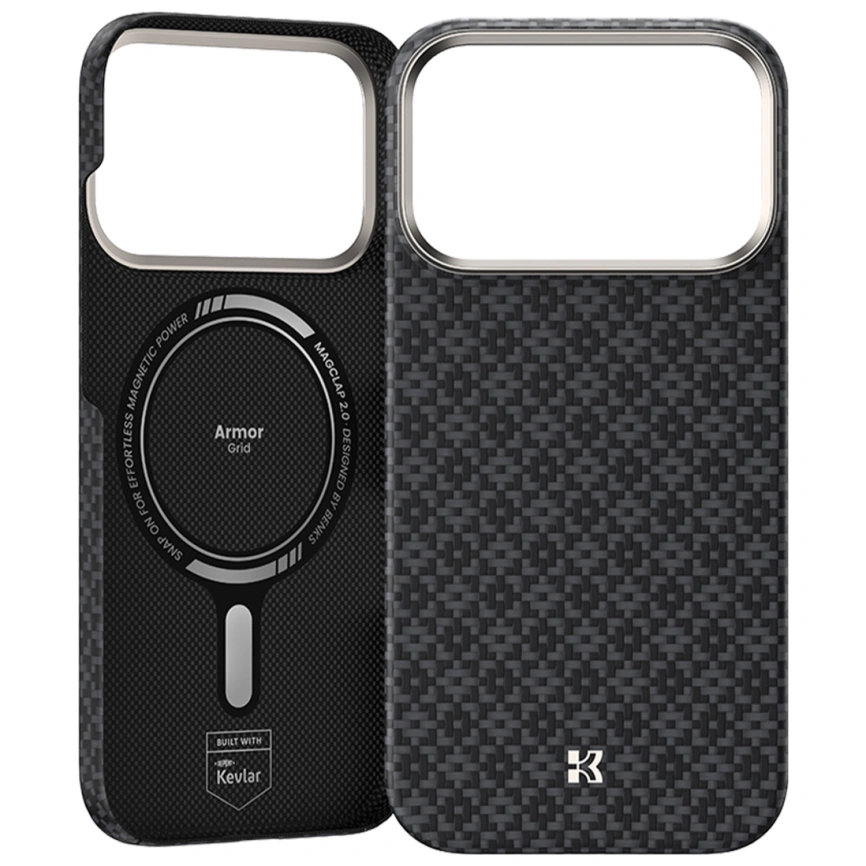 Чехол Benks ArmorGrid Air C1 Case Kevlar для iPhone 18 Pro Black (C.K.FL.AP.BK.0072) фото 2
