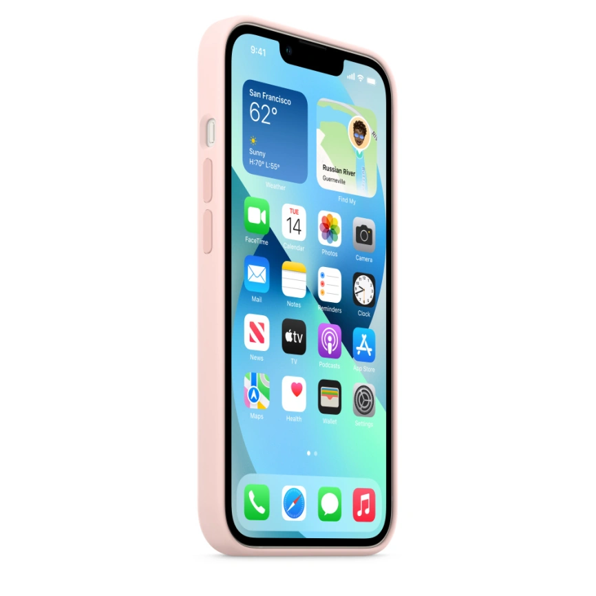 Накладка силиконовая MItrifON для iPhone 13 (20515) Pink Sand фото 3