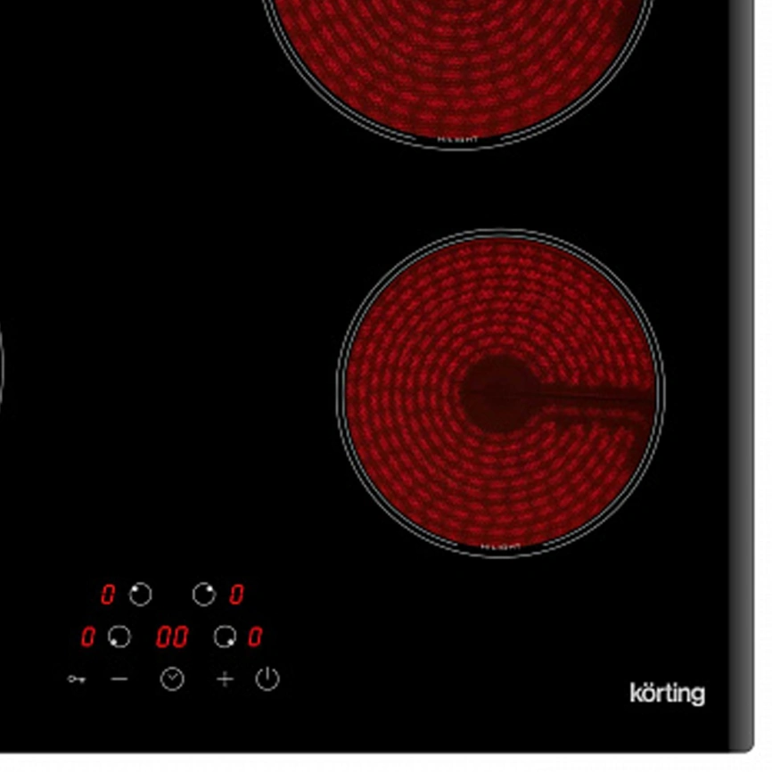 Электрическая варочная панель Korting HK 60003 B Black фото 2