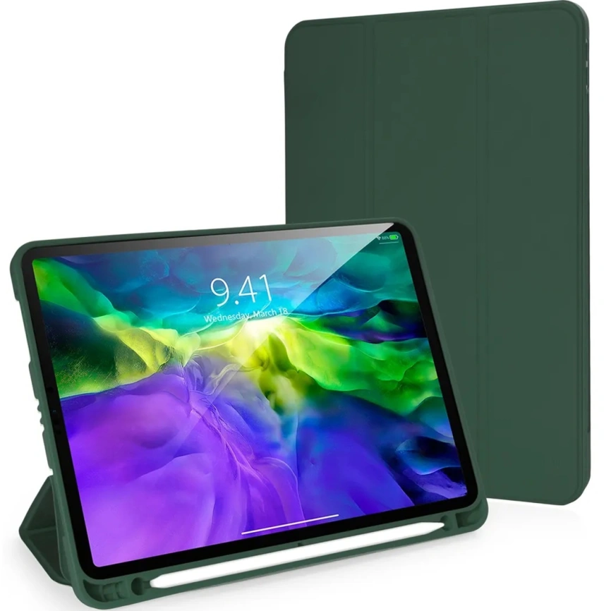 Чехол Gurdini Milano Series для ipad Air 11 (2025) Pine Green фото 1