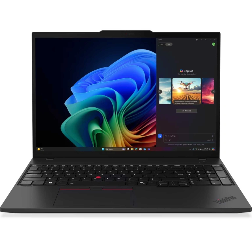 Ноутбук Lenovo ThinkPad T16 G4 16 IPS/ R7 AI PRO 350/16GB/512GB SSD (21QN005XUS) Thunder Black фото 4