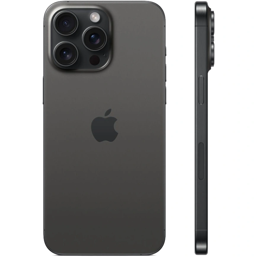 Смартфон Apple iPhone 15 Pro Max eSim 512Gb Black Titanium фото 3