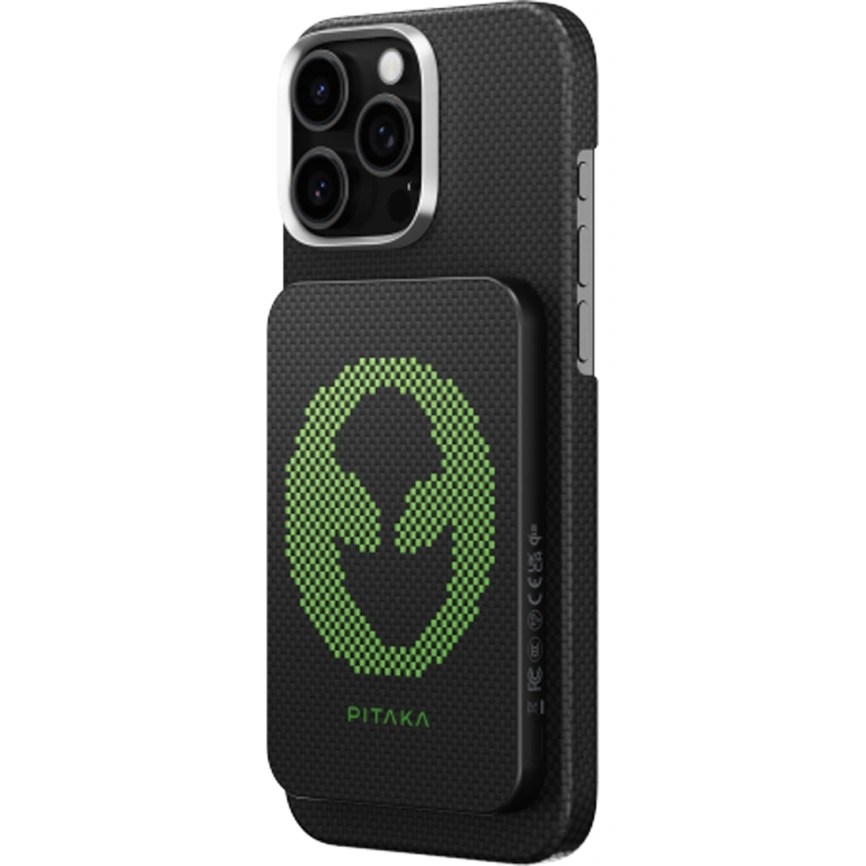 Внешний аккумулятор Pitaka Power Bank Qi2 Alien фото 8