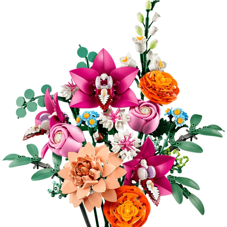 Конструктор LEGO Botanical Pretty Pink Flower Bouquet 10342 фото 2