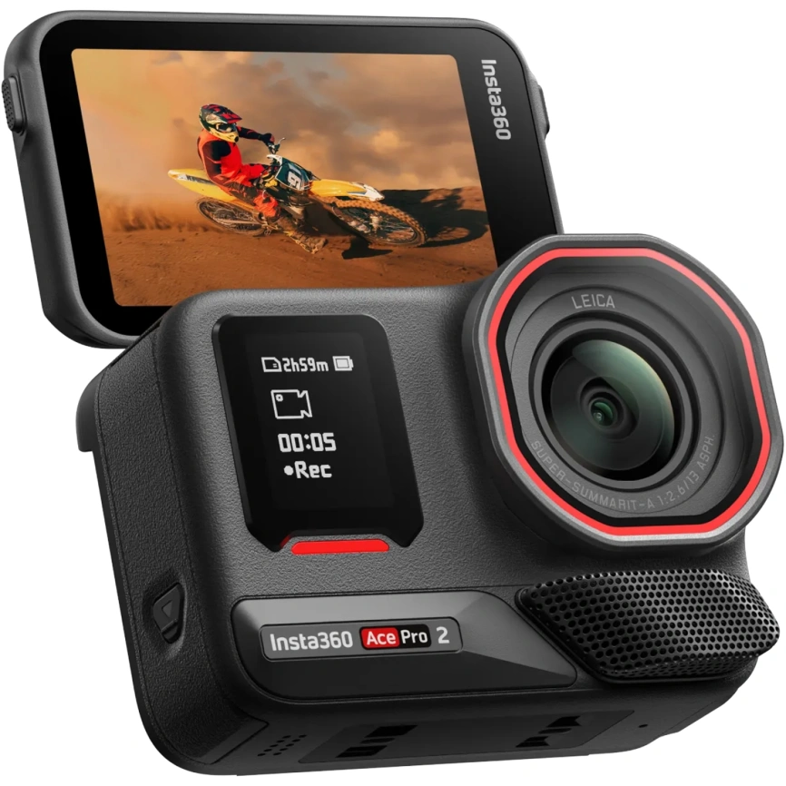 Экшн-камера Insta360 Ace Pro 2 Dual Battery Bundle Black фото 1