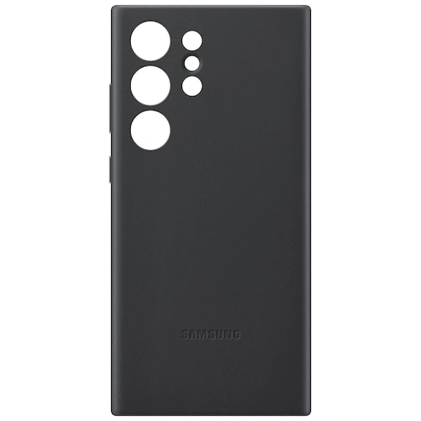 Чехол Samsung Series для Galaxy S23 Ultra Leather Case Black фото 1
