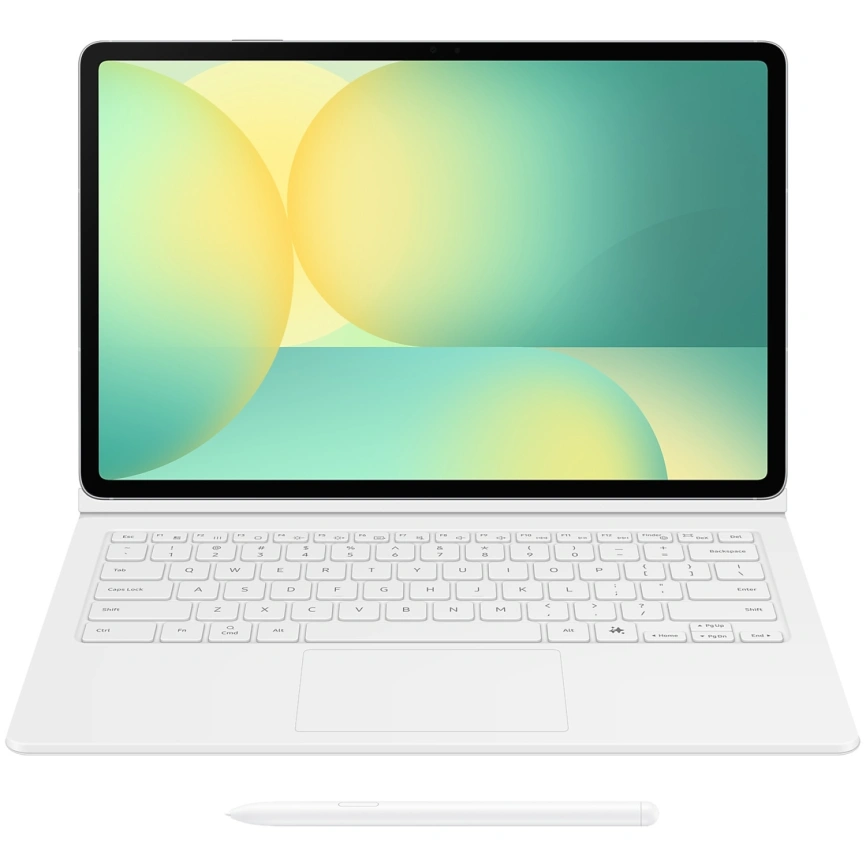 Чехол-клавиатура Samsung Book Cover Keyboard AI Key для Galaxy Tab S10 FE Plus White (EF-DX625UW) фото 9