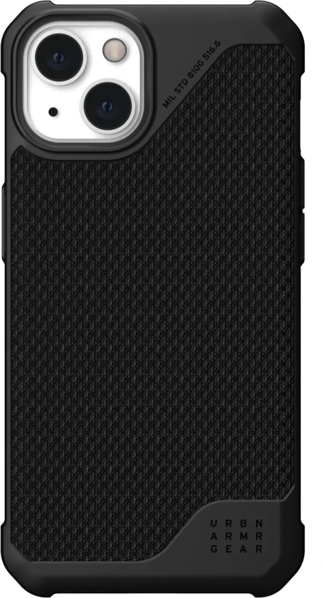 Чехол UAG Metropolis LT для iPhone 13 (11317O113940) Kevlar Black фото 6