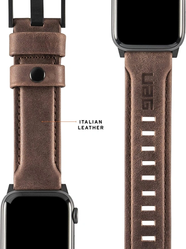 Ремешок UAG Leather 45mm Apple Watch Brown (19148B114080) фото 3